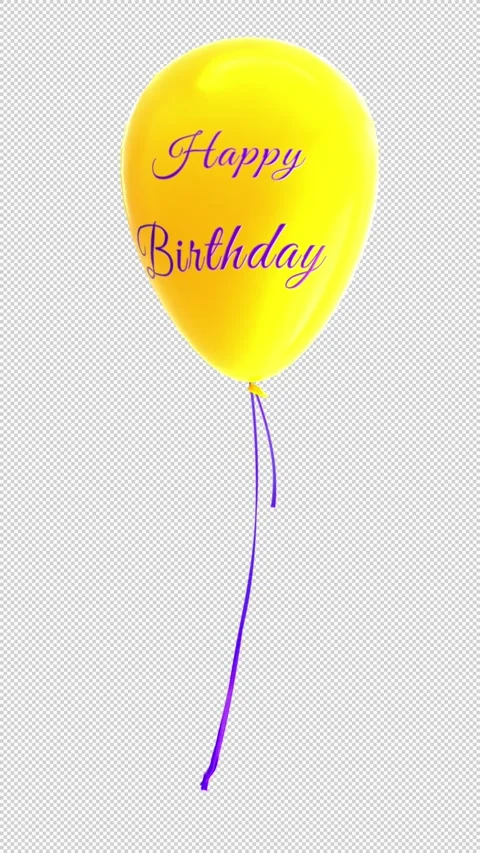 Birthday Balloons Stock Footage 245515296