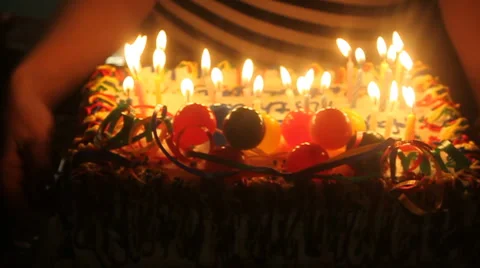 Birthday Cake 01 Stock Footage 981616