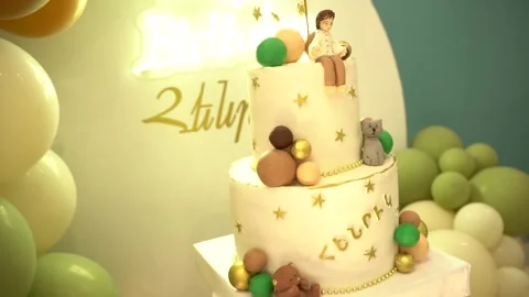 Birthday cake 3 Stock Footage 314619150