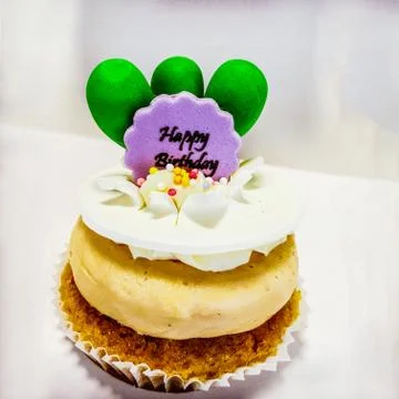 Birthday cake background unit isolate Stock Photos