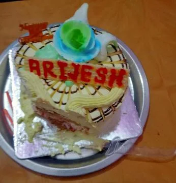 Birthday Cake Brijesh Stock Photos
