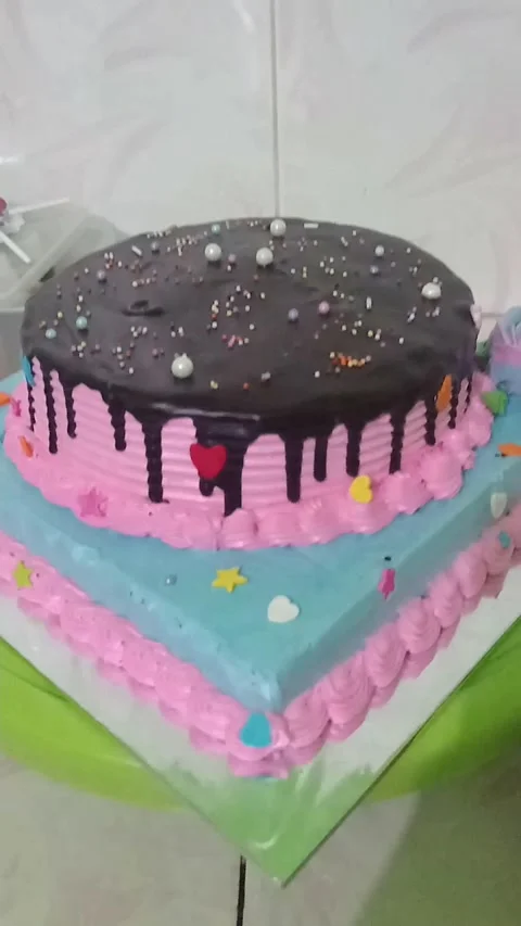 Birthday Cake: BTS Stock Footage 239454464