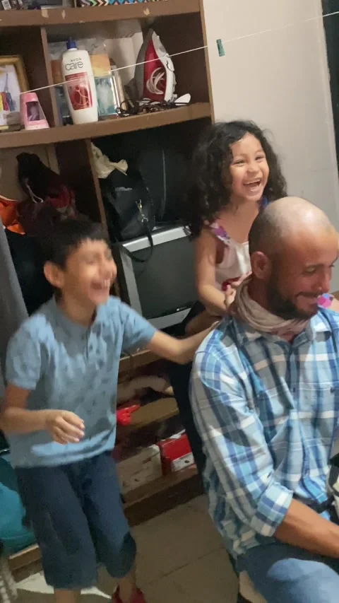 Birthday Cake Face Smash Backfires, Chihuahua City, Chihuahua, Mexico - 08 Aug 2 Stock Footage 281672484