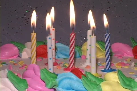 Birthday cake Video stock 69783