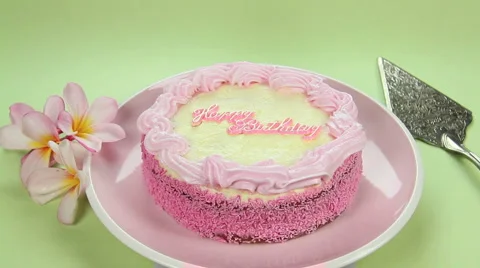 Birthday Cake Stock Footage 964659