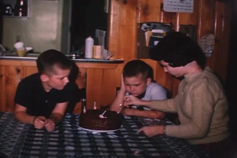 Birthday Cake Stock Footage 24754457