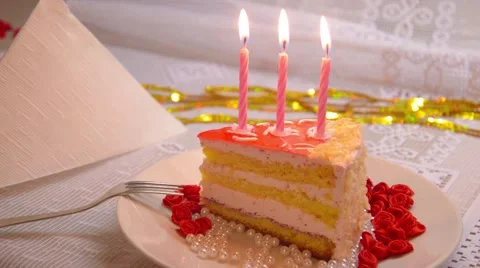 Birthday cake Stock Footage 45105940