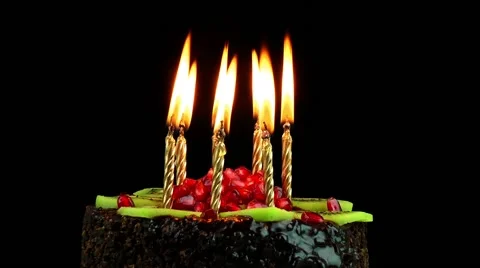 Birthday Cake Stock Footage 59742686