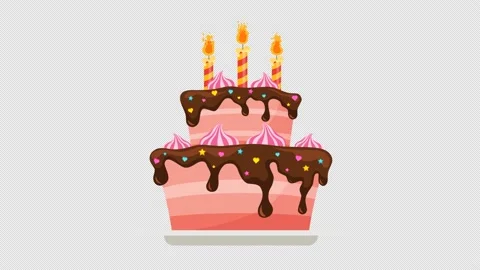 Birthday Cake Video stock 154598453