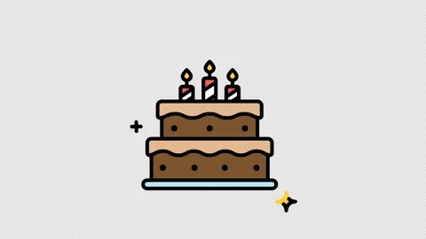 Birthday Cake Video stock 287148021