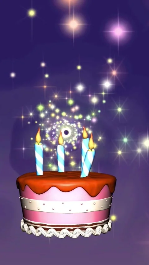 Birthday cake Stock Footage 303390220