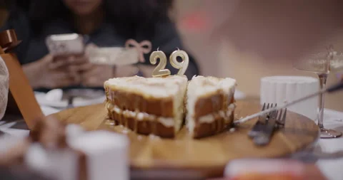 Birthday Cake  Stock Footage 324766509