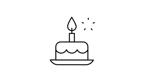 Birthday cake Vidéo 342872263