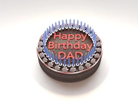 Birthday cake Stock Illustration