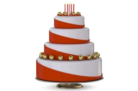 Birthday cake Illustrazione stock