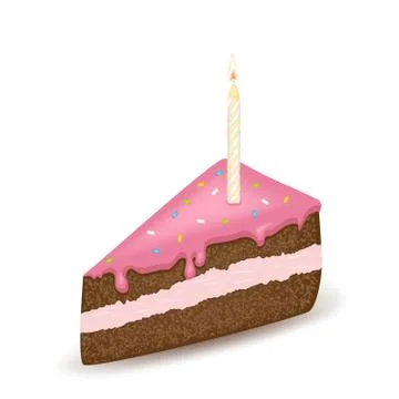 Birthday Cake Stock Illustration