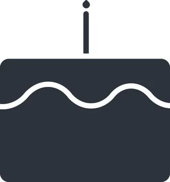 Birthday cake Stock Illustration