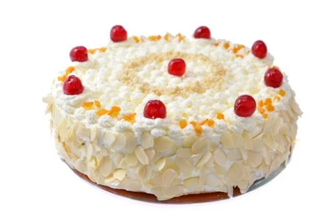 Birthday cake isolated Stock Photos