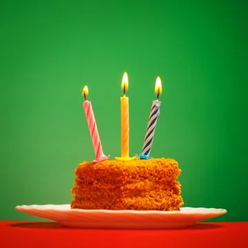 Birthday cake Stock Photos