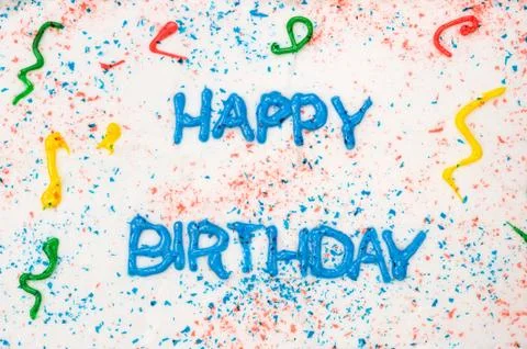 Birthday cake Stock Photos