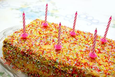 Birthday cake Stock Photos