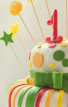 Birthday cake Stock-Fotos