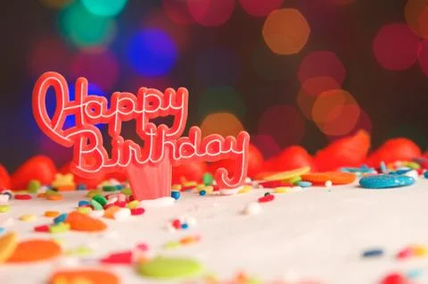 Birthday cake Stock Photos