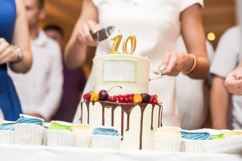 Birthday cake Stock Photos