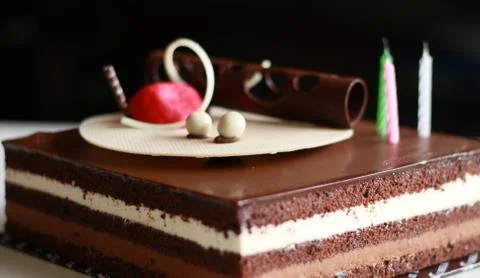 Birthday cake. Stock Photos
