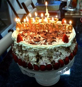 Birthday cake Stock Photos