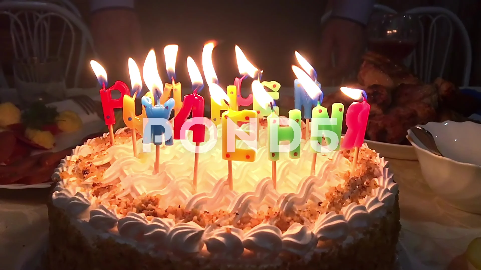 Happy Birthday Wishes Naked Cake Flaming Candles GIF | GIFDB.com