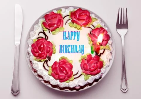 Birthday Cake2 Stock Illustration