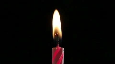 Birthday Candle Stock Footage 847096