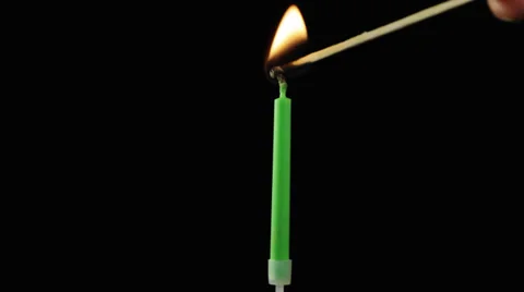 Birthday candle Stock Footage 33123794