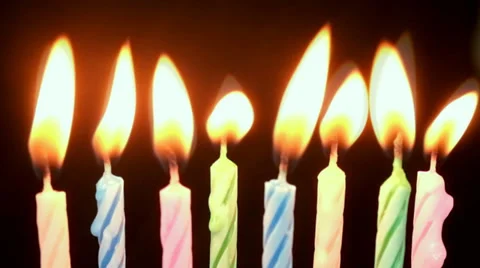 Birthday candle Vídeo Stock 38978014