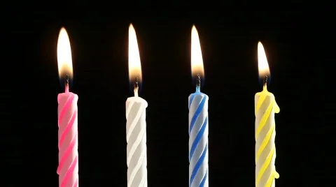 Birthday Candles Stock Footage 847101