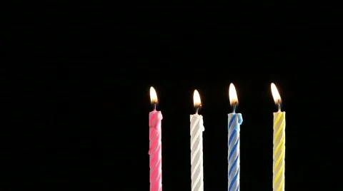 Birthday Candles Stock Footage 847102