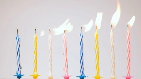 Birthday candles Video stock 105401866