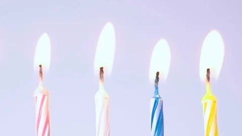 Birthday candles Stock Footage 105402021