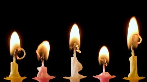 Birthday candles Stock Footage 105403172