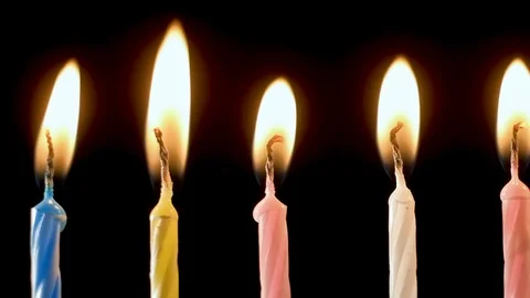 Birthday candles Video stock 105403428