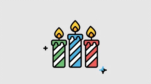 Birthday Candles Stock Footage 287149856
