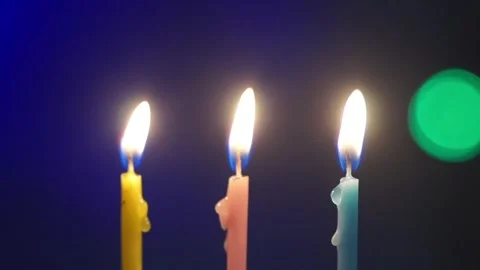 Birthday Candles Stock Footage 293296440