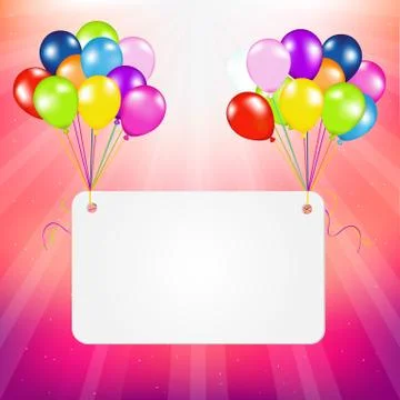 Birthday card Stock Illustration
