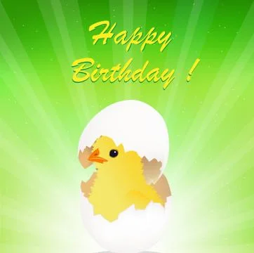 Birthday card Stock Illustration