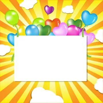Birthday card Stock Illustration