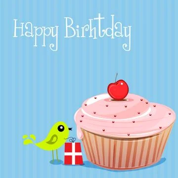 Birthday card Stock Illustration