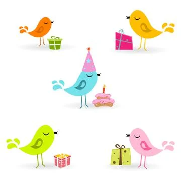 Birthday card Stock-Illustration