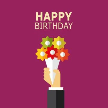 Birthday card Stock Illustration