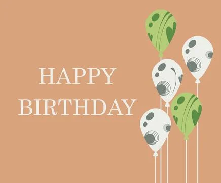 Birthday card Stock Illustration